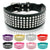 Rhinestone Leather Dog Collars
