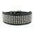 Rhinestone Leather Dog Collars