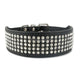 Rhinestone Leather Dog Collars