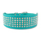 Rhinestone Leather Dog Collars