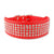 Rhinestone Leather Dog Collars