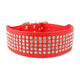 Rhinestone Leather Dog Collars