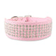 Rhinestone Leather Dog Collars
