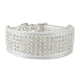 Rhinestone Leather Dog Collars