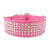 Rhinestone Leather Dog Collars
