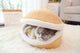 Warm Hamburger Cat Bed