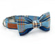 Blue Plaid Dog Collar