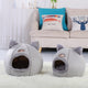 Removable Warm Cat House Bed