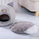 Removable Warm Cat House Bed