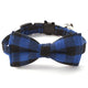 Colorful Plaid Grid Cat Collars