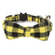Colorful Plaid Grid Cat Collars