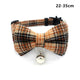 Colorful Plaid Grid Cat Collars