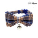 Colorful Plaid Grid Cat Collars