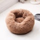 Dog Long Plush Dounts Beds Calming Bed