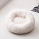 Dog Long Plush Dounts Beds Calming Bed