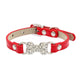 Bling PU Leather Dog Collar