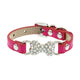 Bling PU Leather Dog Collar