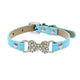 Bling PU Leather Dog Collar