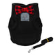 Mesh Bowtie Cat Harness Vest
