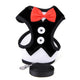 Elegant Cat Harness Vest with Leash Bowtie