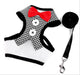 Elegant Cat Harness Vest with Leash Bowtie