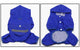 Dog Raincoat Reflective Clothes