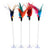 Sucker Spring Feather Cat Toys