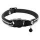 Quick Release Rhinestone Leather Collar