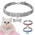 Rhinestone Diamante  Cat Collar