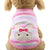 Cartoon Puppy Vest Dog Clothes