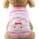 Cartoon Puppy Vest Dog Clothes