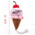 Plush Dog Toys Squeaky Bone Ice Cream