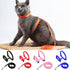 Adjustable Cat Harness Strap Collar