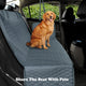 Dog Car Seat Cover View Mesh