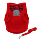 Mesh Bowtie Cat Harness Vest