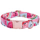 Watermelon Cotton Fabric Dog Collar
